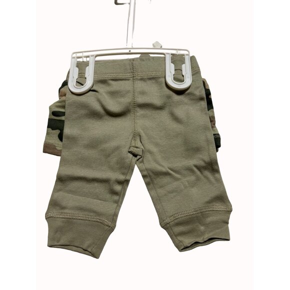 Gerber Baby Boys Camping Fun 4-Piece Bodysuit Tee Shorts & Pant Set Newborn Cott - Picture 8 of 11